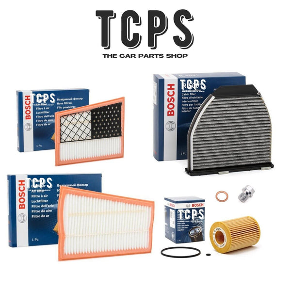 FOR MERCEDES C320 W204 3.0 CDI 2007-15 BOSCH AIR OIL CABIN FILTERS SERVICE PACK