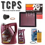 FITS BMW 316D 318D 320D 325D F31 2012-19 NEW K & N AIR+ BOSCH OIL FILTER 6L OIL