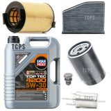 FOR AUDI A3 1.6 PETROL 2003+  SERVICE KIT 5L TOP TEC 5W30 & AIR OIL FUEL CABIN