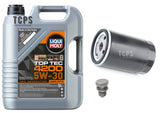 FOR AUDI A3 1.6 PETROL 2003+  SERVICE KIT 5L TOP TEC NEW OIL FILTER SUMP PLUG