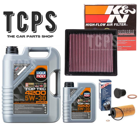 FITS BMW 218D 220D 225D F23 2014-2020 SERVICE FILTERS BY K & N BOSCH AND 6L OIL