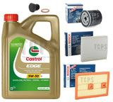 FOR SKODA OCTAVIA 1.4 TSI PETROL MK3 BOSCH SERVICE KIT WITH 5L CASTROL