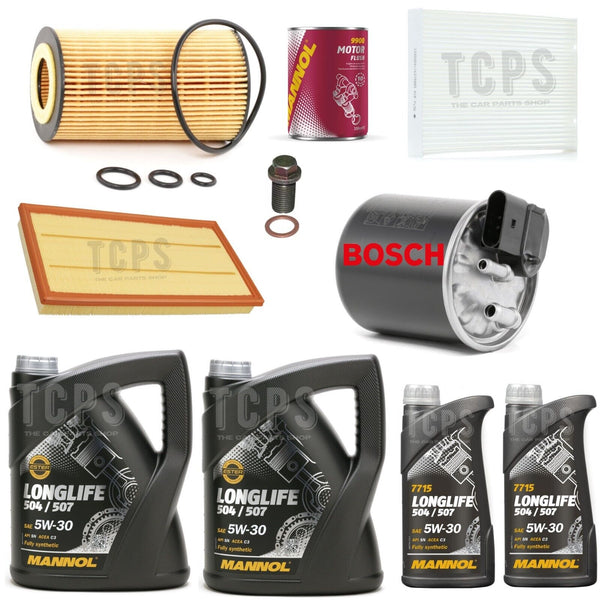 FOR MERCEDES SPRINTER 314 CDI 2018+ COMPLETE SERVICE KIT WITH BOSCH FUEL & FLUSH