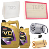 FOR VOLVO V70 2.4 D5 FULL SERVICE KIT 6L 0W30 ENGINE OIL & AIR OIL CABIN FUEL