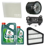 FOR HONDA CRV MK4 1.4 2012+ DIESEL FULL SERVICE KIT FILTERS WITH CASTROL OIL NEW