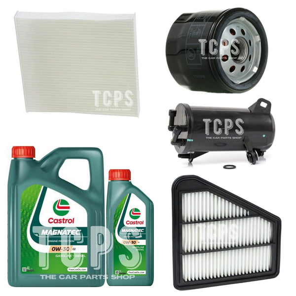 FOR HONDA CRV MK4 1.4 2012+ DIESEL FULL SERVICE KIT FILTERS WITH CASTROL OIL NEW