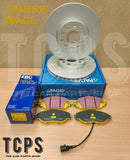 FOR SEAT LEON TSI CUPRA MK3 PAGID BRAKE DISCS 340MM EBC YELLOW STUFF BRAKE PADS