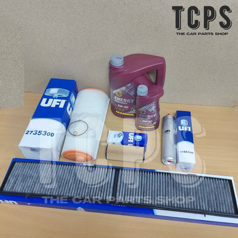FOR BMW 320D E90 OEM UFI SERVICE KIT 6L MANNOL 7908 ALL NEW FILTERS