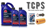 FITS MERCEDES E220 BLUETEC W212 BOSCH SERVICE KIT MILLERS 5W30 7L BOSCH OIL FILT