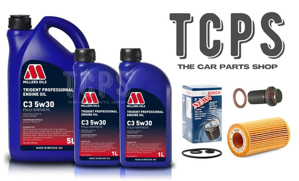 FITS MERCEDES E220 BLUETEC W212 BOSCH SERVICE KIT MILLERS 5W30 7L BOSCH OIL FILT
