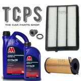 FOR NISSAN QASHQAI 1.5 DCI E6 FULL SERVICE KIT 6L MILLERS & AIR OIL FILTER KIT
