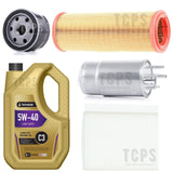 FOR FIAT DOBLO 1.9 JTD MK1 FULL SERVICE KIT 5L 5W40 & AIR OIL FUEL CABIN KIT