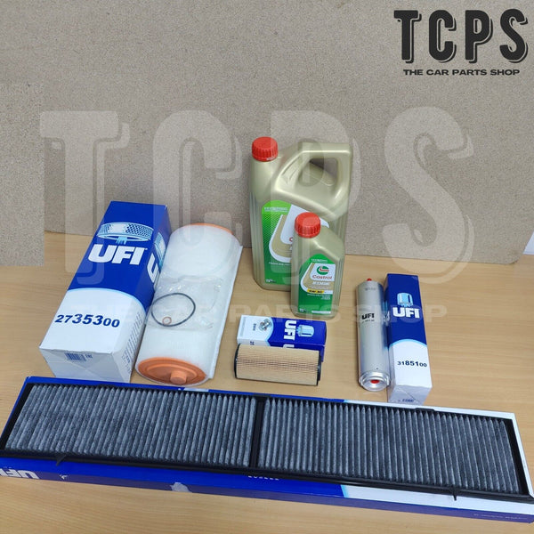 FOR BMW X3 2.0D E83 SERVICE KIT 6L CASTROL UFI FILTER PACKAGE PLUG