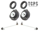 FOR VW TIGUAN 2.0 TDI R-LINE MK1 FRONT STRUT TOP MOUNTS & FRONT LINKS X2 NEW