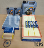 FOR AUDI RS3 2.5 TFSI 8V FULL SERVICE KIT WITH 5x BOSCH PLUGS LIQUI MOLY OIL 7L