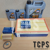 FOR AUDI RS3 2.5 TFSI 8V BOSCH SERVICE KIT 7L LIQUI MOLY & AIR OIL & BOSCH PLUGS