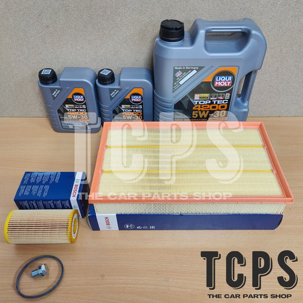 FOR AUDI RS3 2.5 TFSI 8V BOSCH SERVICE KIT 7L LIQUI MOLY NEW AIR & OIL FILTER OE