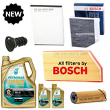 FITS MERCEDES C300 AMG W205 BOSCH SERVICE KIT 7L PETRONAS & AIR OIL AND CABINS