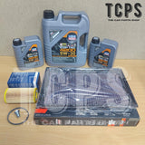 FOR AUDI RS3 2.5 TFSI 8V K&N SERVICE KIT K&N AIR BOSCH OIL FILTER 7L LIQUI MOLY
