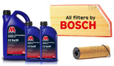 FITS MERCEDES C300 AMG W205 BOSCH SERVICE KIT NEW BOSCH AIR OIL PACK & MILLERS