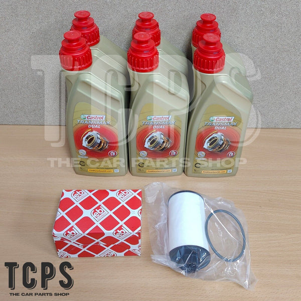 CASTROL 6L DSG SERVICE KIT FOR AUDI A3 1.2 TSI 2010-2012 6L FLUID & FILTER