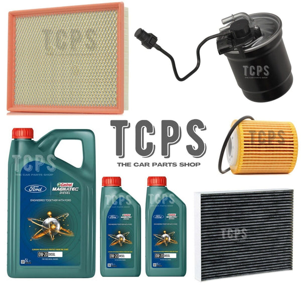 FOR FORD FOCUS 1.5 ECOBLUE TDCI MK4 FULL SERVICE KIT +  7L CASTROL MAGNATEC 0W20