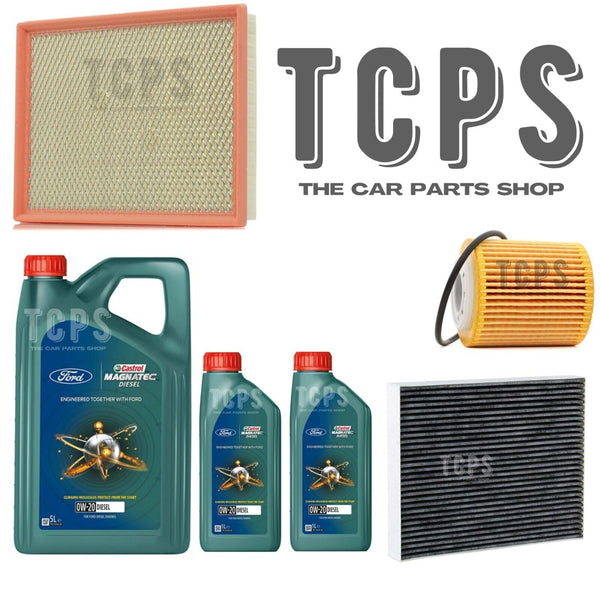 FOR FORD FOCUS 1.5 ECOBLUE TDCI MK4 SERVICE KIT +  7L CASTROL 0W20 & 3 FILTERS