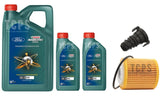 FOR FORD FOCUS 1.5 ECOBLUE TDCI MK4 SERVICE KIT  7L CASTROL 0W20 OIL FILTER KIT