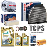 FITS MERCEDES ECLASS E250 W212 FULL BOSCH SERVICE KIT WITH 7L PETRONAS 5W30 OIL