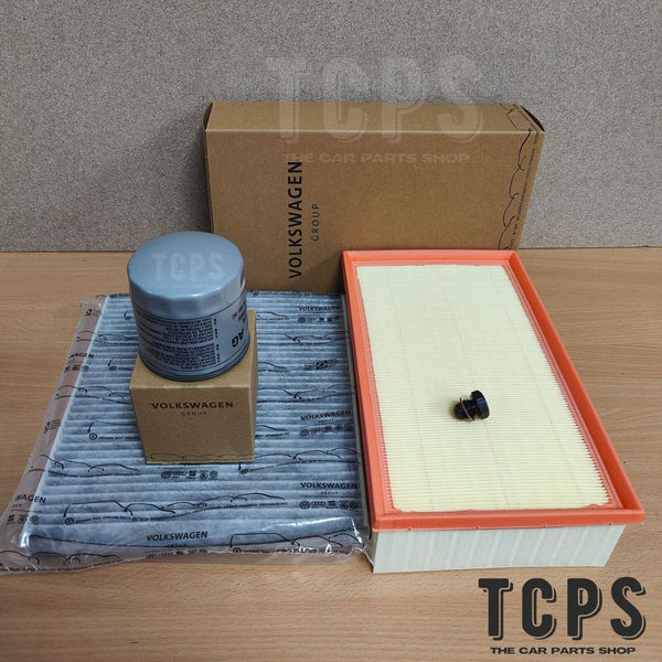 FOR AUDI A3 1.0 30 TFSI MK4 8Y GENUINE FILTER SERVICE KIT AIR OIL CABIN & PLUG