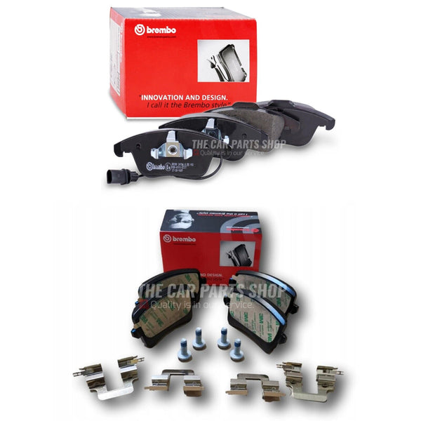 FITS AUDI A4 1.8 TSI TFSI B8 BREMBO FRONT & REAR BRAKE PADS SET BRAND NEW PADS