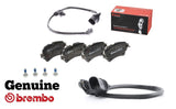 FOR AUDI A5 2.0 TDI MK2 B9 BREMBO REAR BRAKE PADS & SENSOR