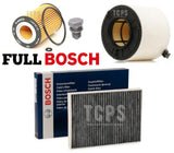 FOR AUDI Q5 2.0 TDI MK2 BOSCH FILTER SERVICE KIT AIR OIL CARBON CABIN PLUG