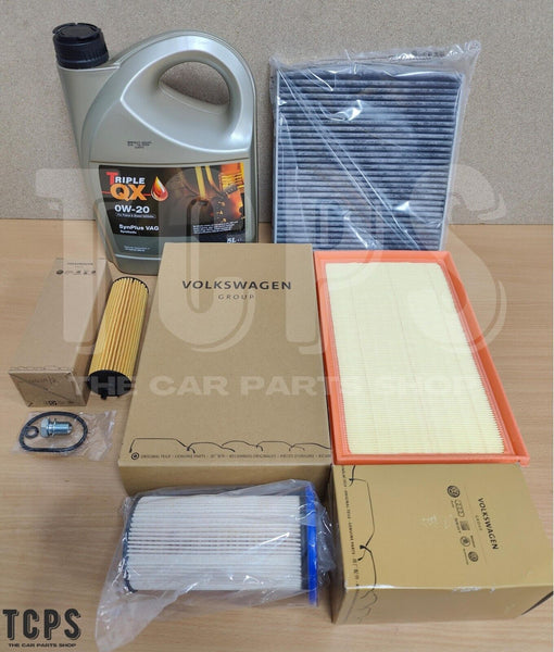 FITS SKODA KODIAQ 2.0 TDI MK1 OEM GENUINE SERVICE KIT WITH 5L 0W20 508-509 OIL