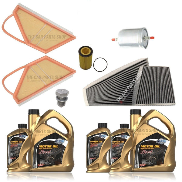 FOR BENTLEY CONTINENTAL GT 6.0 MK1 COMPLETE SERVICE KIT 13L OIL & FOUR FILTERS