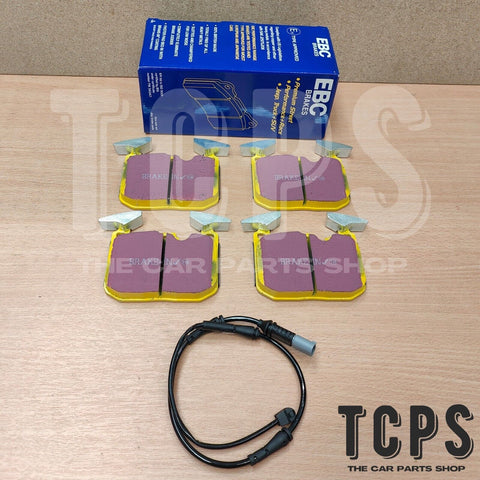 FOR BMW 330E & 330i 2011-2018 EBC YELLOW STUFF REAR PADS PACK + REAR SENSOR