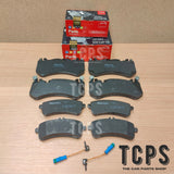 FOR MERCEDES C63 PREMIUM S205 APEC FRONT & REAR BRAKE PADS WITH TWO SENSORS