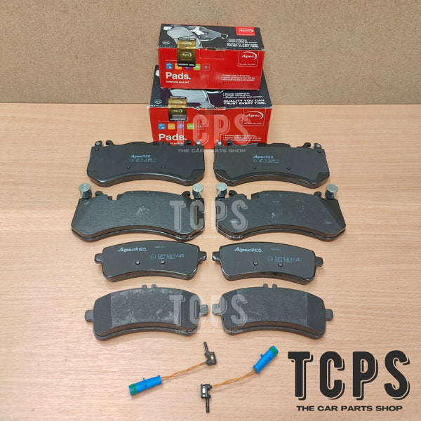 FOR MERCEDES C63 PREMIUM S205 APEC FRONT & REAR BRAKE PADS WITH TWO SENSORS