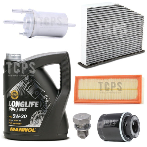 FOR GOLF GT 1.4 TSI MK6 10-15 FULL SERVICE KIT 5L MANNOL & ALL NEW FILTERS