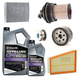 FOR RENAULT MEGANE 1.5 DCI MK4 FULL SERVICE KIT 6L C4 5W30 & ALL NEW FILTER PLUG