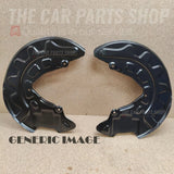 FITS AUDI A3 SPORTBACK 2.0 TDI 8V FRONT BRAKE SPLASH GUARD SET NEW