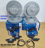 FOR BMW 116D SPORT F20 BOSCH FRONT REAR BRAKE DISCS BOSCH PADS & SENSORS NEW