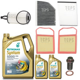 FOR MERCEDES C-CLASS AMG C43 3.0 C205 SERVICE KIT 7L PETRONAS AND NEW FILTERS