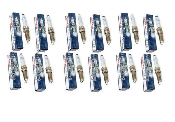 FOR BENTLEY CONTINENTAL GT 6.0 MK1 BOSCH SPARK PLUGS X 12 NEW