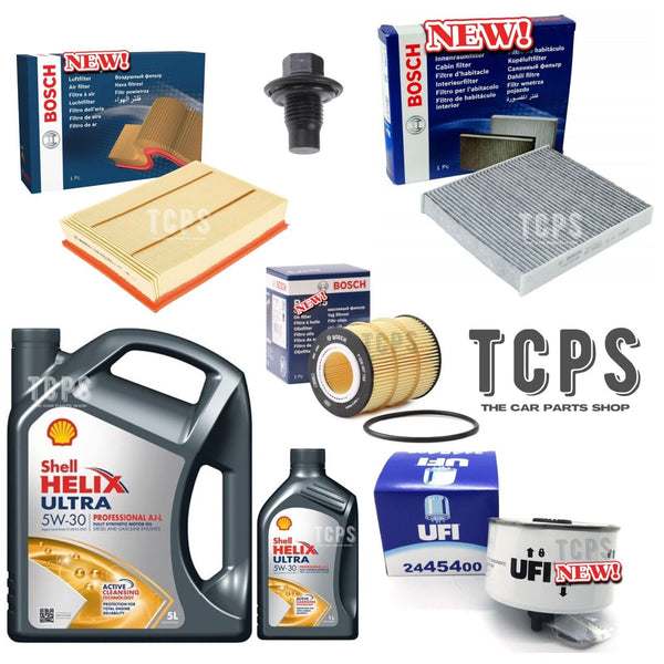 FOR RANGE ROVER SPORT 3.0 TD SDV6 MK1 FULL SERVICE KIT WITH SHELL 6L 5W30 C1 OIL