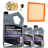 FOR BMW 1 SERIES M135i PETROL F21 SERVICE KIT 7L GRANVILLE & AIR OIL FILTER PLUG