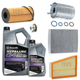 FULL SERVICE KIT FOR RENAULT SCENIC 1.6 DCI MK3 6L C4 5W30 ALL FILTERS SUMP PLUG