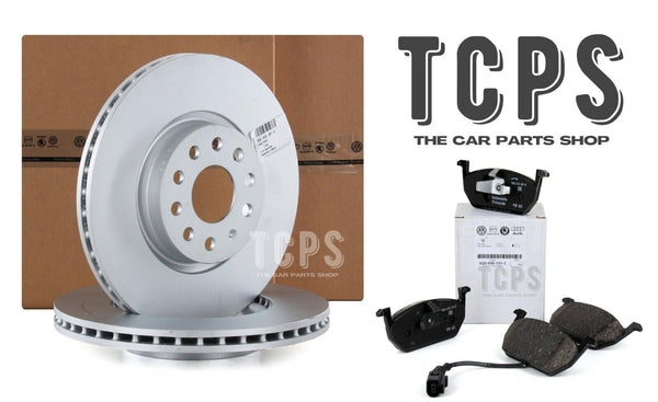 FOR VW GOLF 1.6 TDI MK7 GENUINE FRONT BRAKE DISCS 276MM & GENUINE PADS NEW