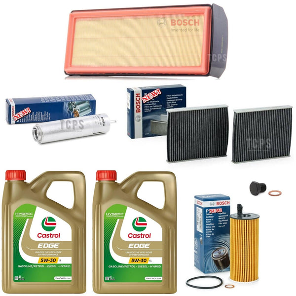 FOR BMW 7 SERIES 740D F01 COMPLETE BOSCH SERVICE KIT 8L CASTROL BOSCH FILTER KIT