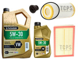 FITS SEAT LEON 1.8 2.0 TSI 2012+ SERVICE KIT 6L 5W30 & AIR OIL FILTER KIT
